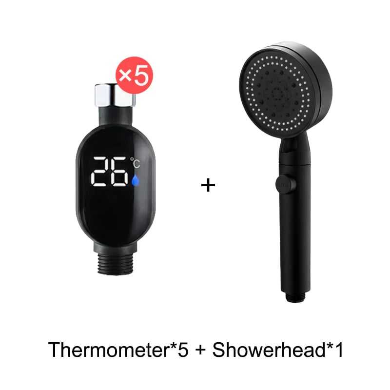 π‘οΈ Shower Thermometer - Instant Digital Display, Waterproof & Easy Install for Safe Bathing πΆπ¦