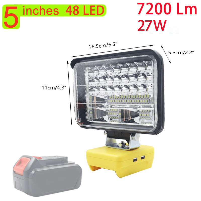 🔥Hot Sale 49% off🌟84LED 5000LM Flood Work Light