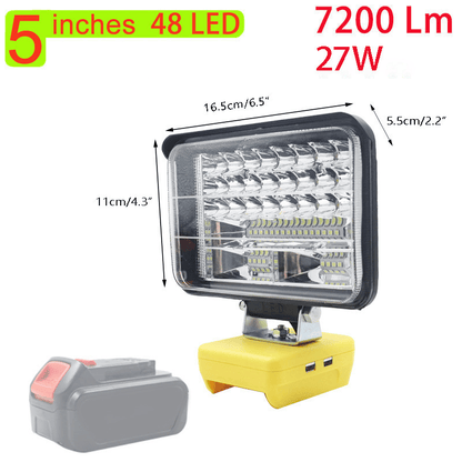🔥Hot Sale 49% off🌟84LED 5000LM Flood Work Light