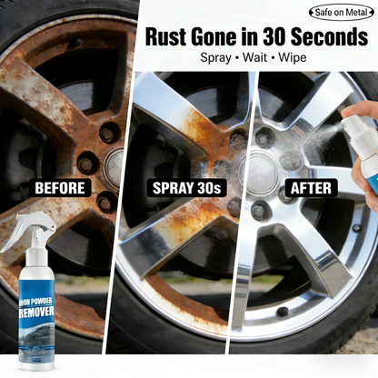 Rust Doesn’t Stand a Chance. Just spray and wipe — watch years of rust disappear in seconds.