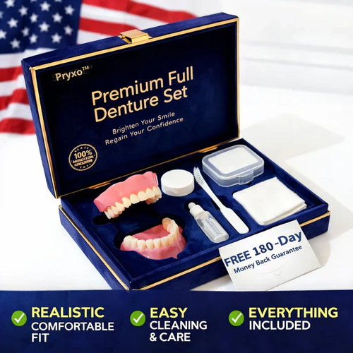 🌎Ends Today: 70% OFF! ⏰ Medical Full Denture with Strong Suctiond🦷Obtain American Dental Association (ADA) Certification