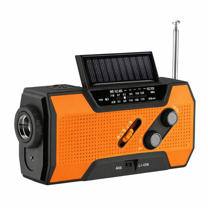 🔋 Solar Hand Crank Emergency Radio - Be Prepared, Not Scared🔥