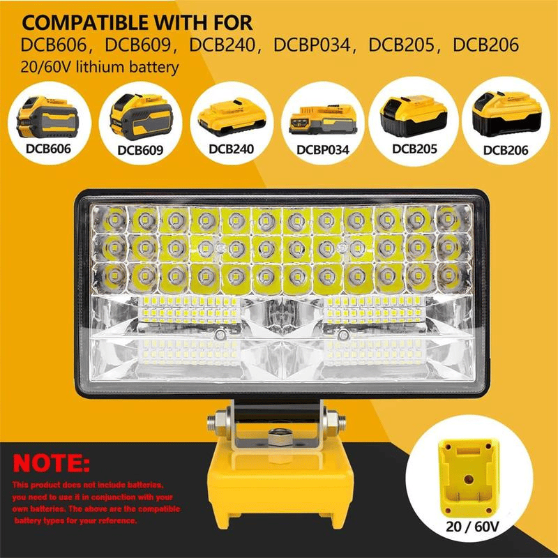🔥Hot Sale 49% off🌟84LED 5000LM Flood Work Light