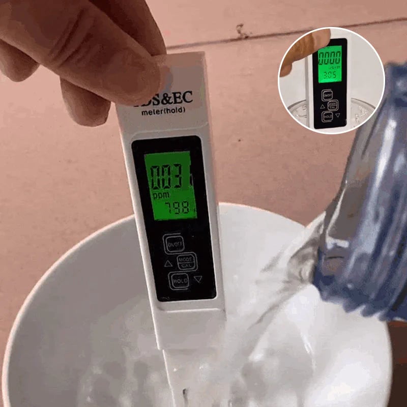 Digital Water Quality Tester - Test water quality and purify water sources