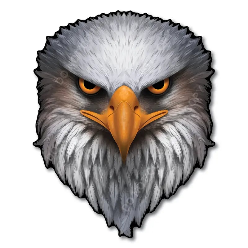 (🎁Last Day 49% OFF)🦅Reflective Eyes Eagle Decal – Patriotic USA Flag Vinyl Sticker for Trucks, Cars, Coolers, Laptops – Waterproof & Fade-Resistant