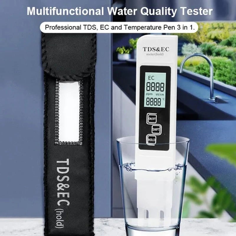 Digital Water Quality Tester - Test water quality and purify water sources