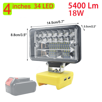 🔥Hot Sale 49% off🌟84LED 5000LM Flood Work Light