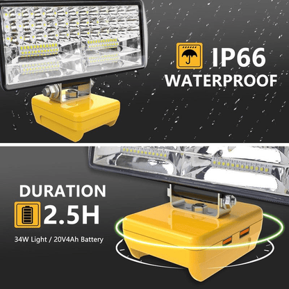 🔥Hot Sale 49% off🌟84LED 5000LM Flood Work Light