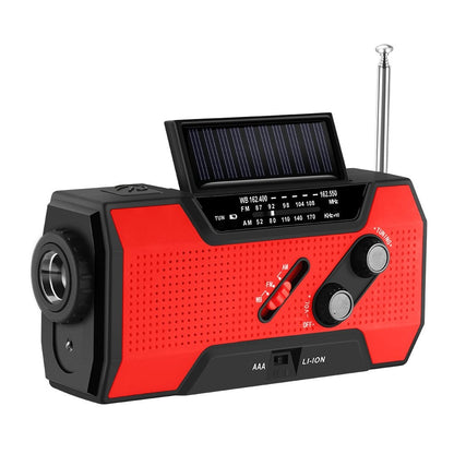 🔋 Solar Hand Crank Emergency Radio - Be Prepared, Not Scared🔥